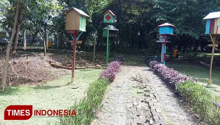 Pengunjung Keluhkan Rusaknya Fasilitas Taman Sukowati Sragen
