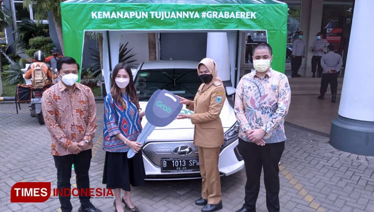 Grab Indonesia Pinjamkan Mobil Listrik untuk W20 Indonesia