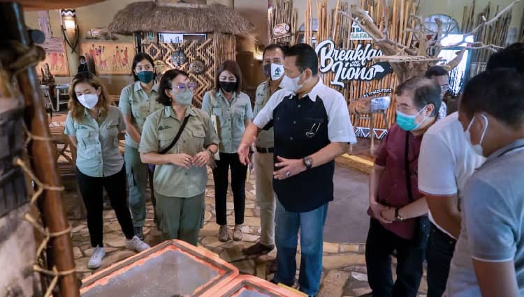 Bamsoet Beri Nama Dua Anak Komodo Koleksi Bali Safari Park
