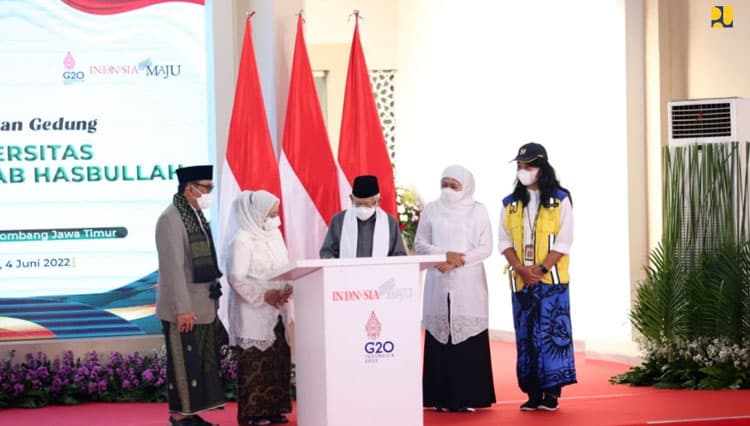 Diresmikan Wapres RI, Kementerian PUPR RI: Pembangunan Gedung UNWAHA Ini untuk Cetak SDM Unggul