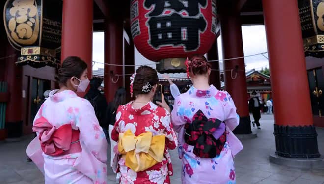 Warga China Ditangkap Akibat Menggunakan Kimono Jepang