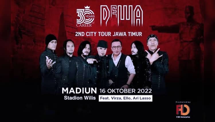 Pasca Tragedi Stadion Kanjuruhan, Konser Dewa 19 di Kota Madiun Ditunda