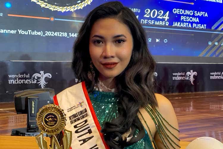 RU 4 Duta Wisata Nusantara 2024, Aura Vinandhita Dorong Kebangkitan UMKM Warga Lokal
