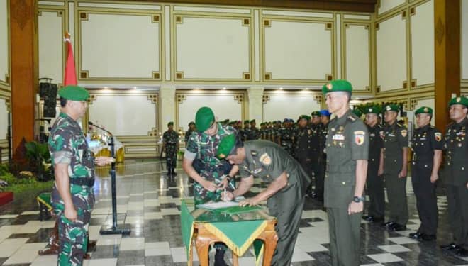 Lima Perwira Menengah, Duduki Kursi Jabatan di Kodam Brawijaya