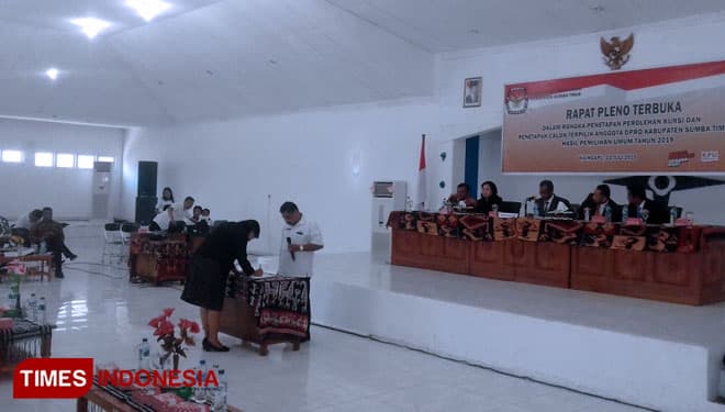 KPU Sumba Timur Tetapkan 30 Anggota DPRD Terpilih, Golkar Terbanyak
