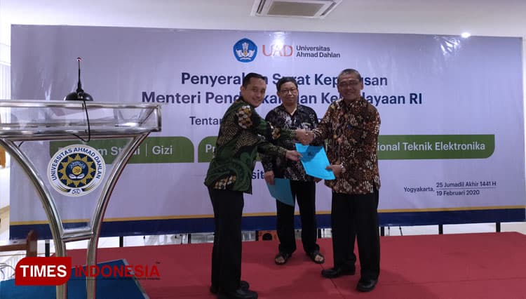 Melalui SK Mendikbud RI, Dua Program Studi Baru UAD Resmi di Buka