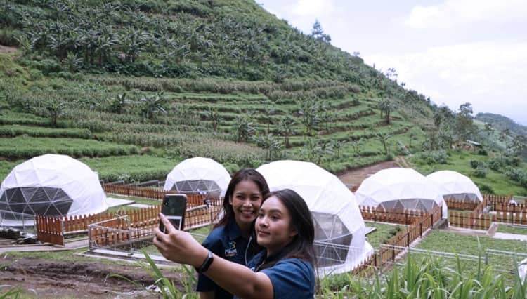Lembah Indah Malang, Sensasi Glamor Camping dengan Latar Keindahan Gunung Kawi
