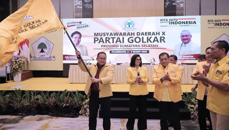 RA Anita Noeringhati Jabat Ketua Harian DPD I Golkar Sumsel