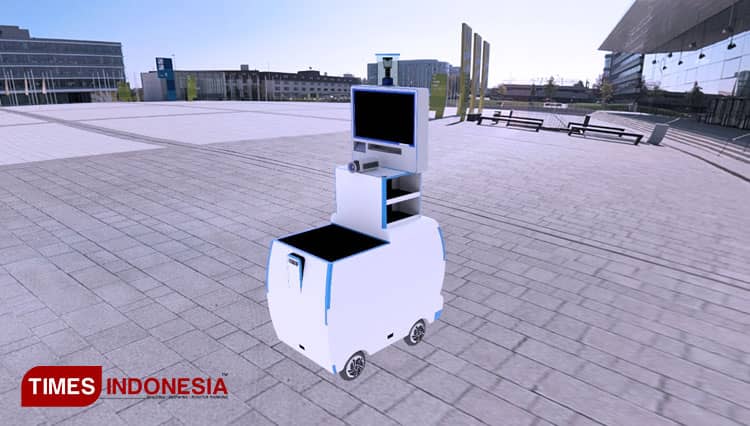 Mahasiswa ITS Ciptakan Robot Hosiro-Usiro untuk Layani Pasien Covid-19