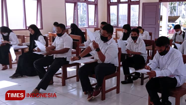570 Peserta Mengikuti Tes PENMARU UNIPAS Pulau Morotai