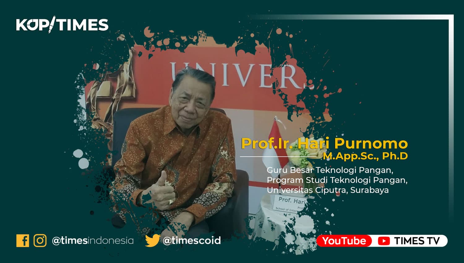 Perubahan Fokus Ilmu dan Teknologi Pangan di Era Pandemi Covid-19