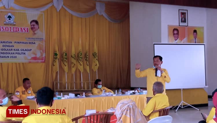 Partai Golkar Cilacap Gelar Konsolidasi dan Pendidikan Politik Guna Siapkan Kader Milenial