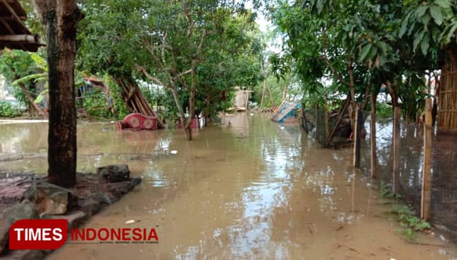 Sungai Cibuaya Meluap, Tiga Desa di Indramayu Terendam Banjir