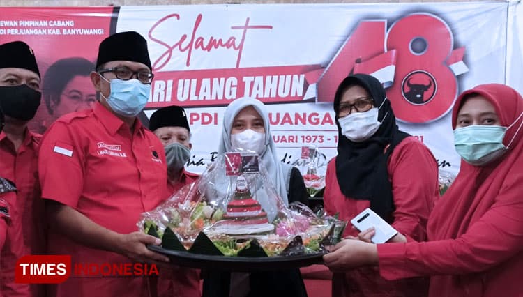HUT ke-48 PDI Perjuangan, Ini Harapan Ipuk Fiestiandani untuk Masa Depan Banyuwangi