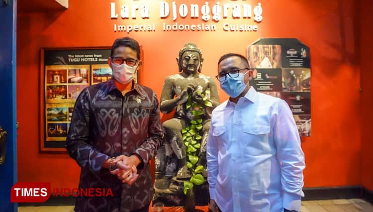Sandiaga Uno Kagumi Restoran Lara Djonggrang Milik Tugu Group