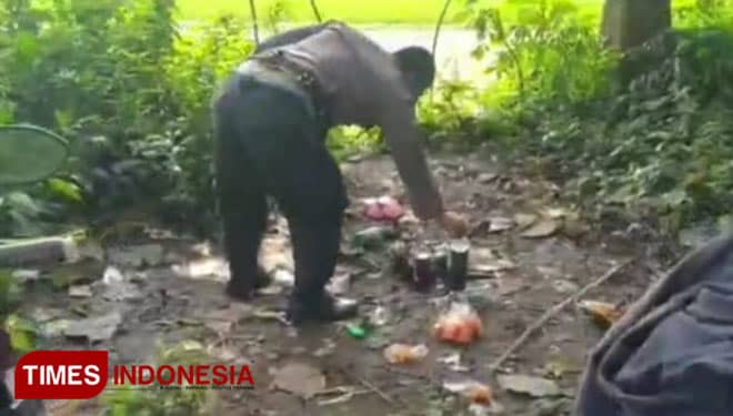 Polisi di Probolinggo Gerebek Pesta Miras di Hutan Jati, Puluhan Pemuda Kabur