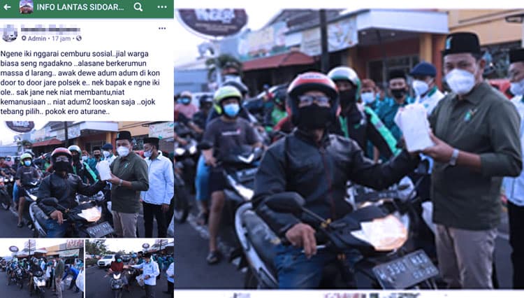 Bagi Takjil di Tengah Pandemi, PKB Sidoarjo Diprotes Warga dan Netizen