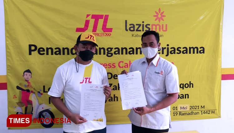 Bermitra dengan LazisMu Tuban, JTL Express Beri Diskon Donatur 10 Persen