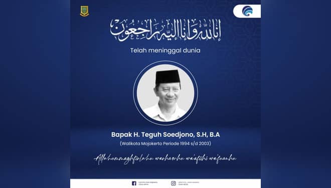 Kabar Duka, Mantan Wali Kota Mojokerto Meninggal Dunia