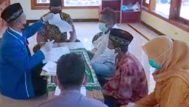 Mempelai Pria di Ponorogo Positif Covid-19, Prosesi Pernikahan Terpaksa Diwakilkan