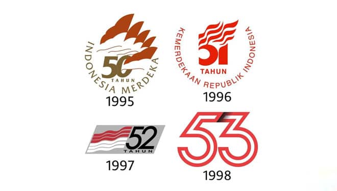 Mengenal Logo Resmi HUT RI dari Ke-50 Hingga Sekarang