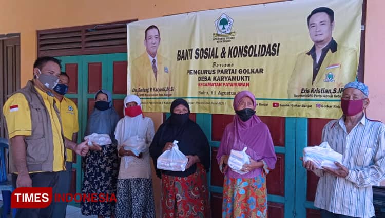 Golkar Kota Banjar Peringati HUT RI ke 76, Berharap Merdeka dari Pandemi Covid