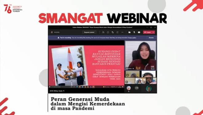 HUT ke-76 RI, Duta Pancasila Berikan Motivasi Mengisi Kemerdekaan bagi Para Pelajar