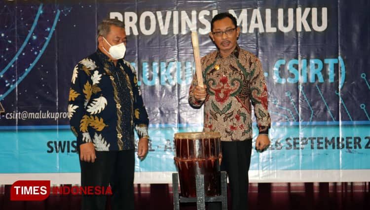 Resmikan Tim Tanggap Insiden Siber, Ini Harapan Wagub Maluku