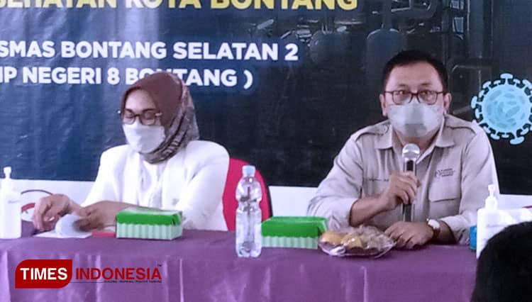 Menuju Bontang Herd Immunity, PT KMI Vaksinasi 530 Pelajar dan Guru