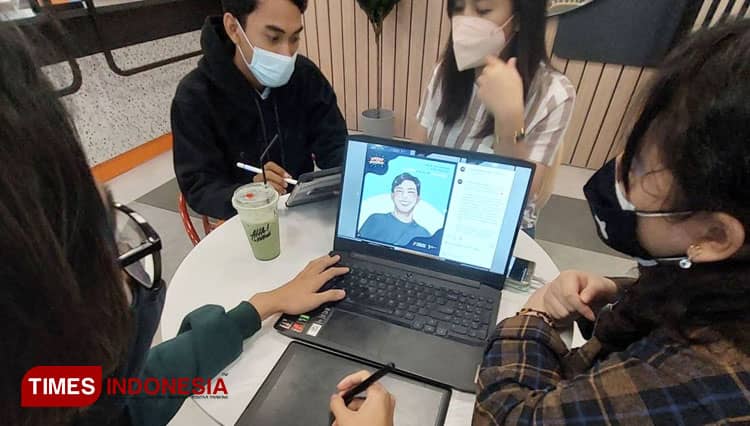 Keren, Mahasiswa UC Surabaya Bagikan Semangat Positif dalam Melawan Covid19 Melalui Gambar Ilustrasi