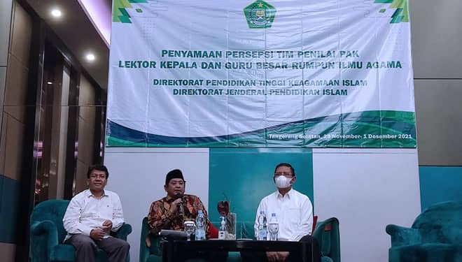 Kemenag RI Lakukan PAK Lektor Kepala dan Guru Besar Perdana