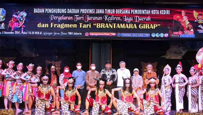 Disbudparpora Kota Kediri Tampilkan Kesenian di Anjungan Jawa Timur TMII