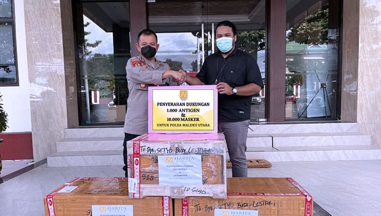 HARITA Terus Beri Dukungan Penanganan Covid-19 di Maluku Utara